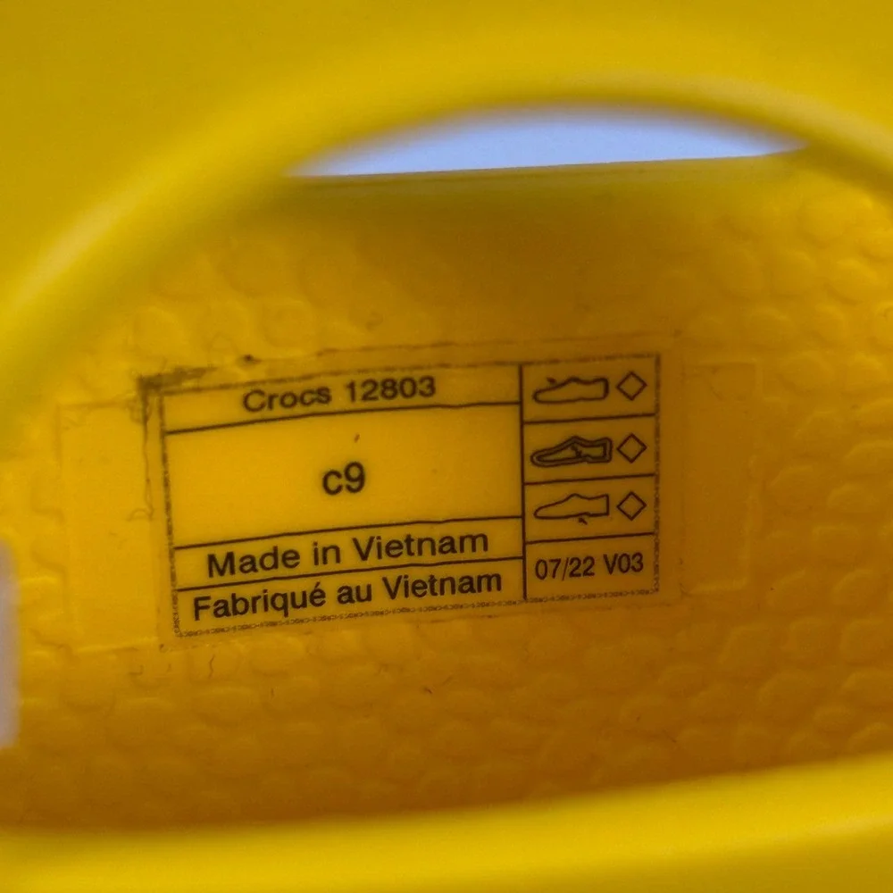 Crocs Kids Handle It‎ Rain Boots Yellow Size C9 Waterproof Mud New w/ Tags